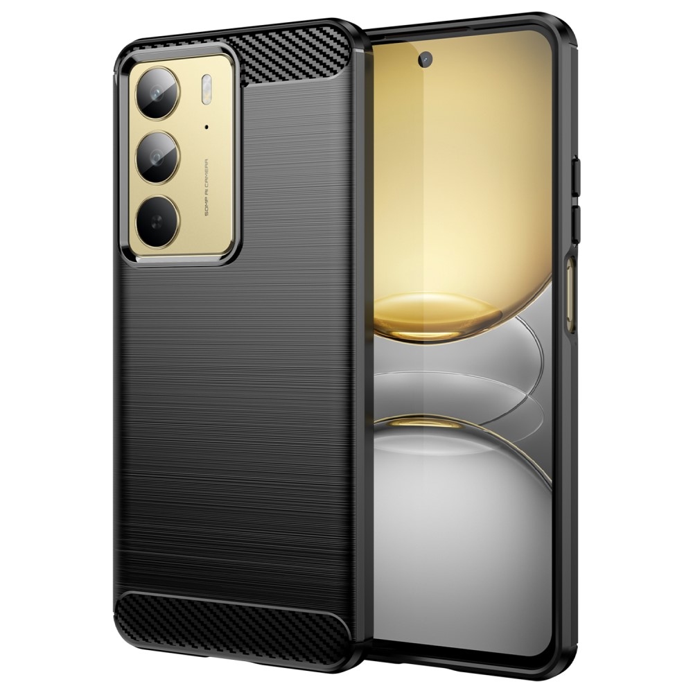 Szénálló zselés tok a Realme 14x 5G/Realme C75 készülékhez - fekete