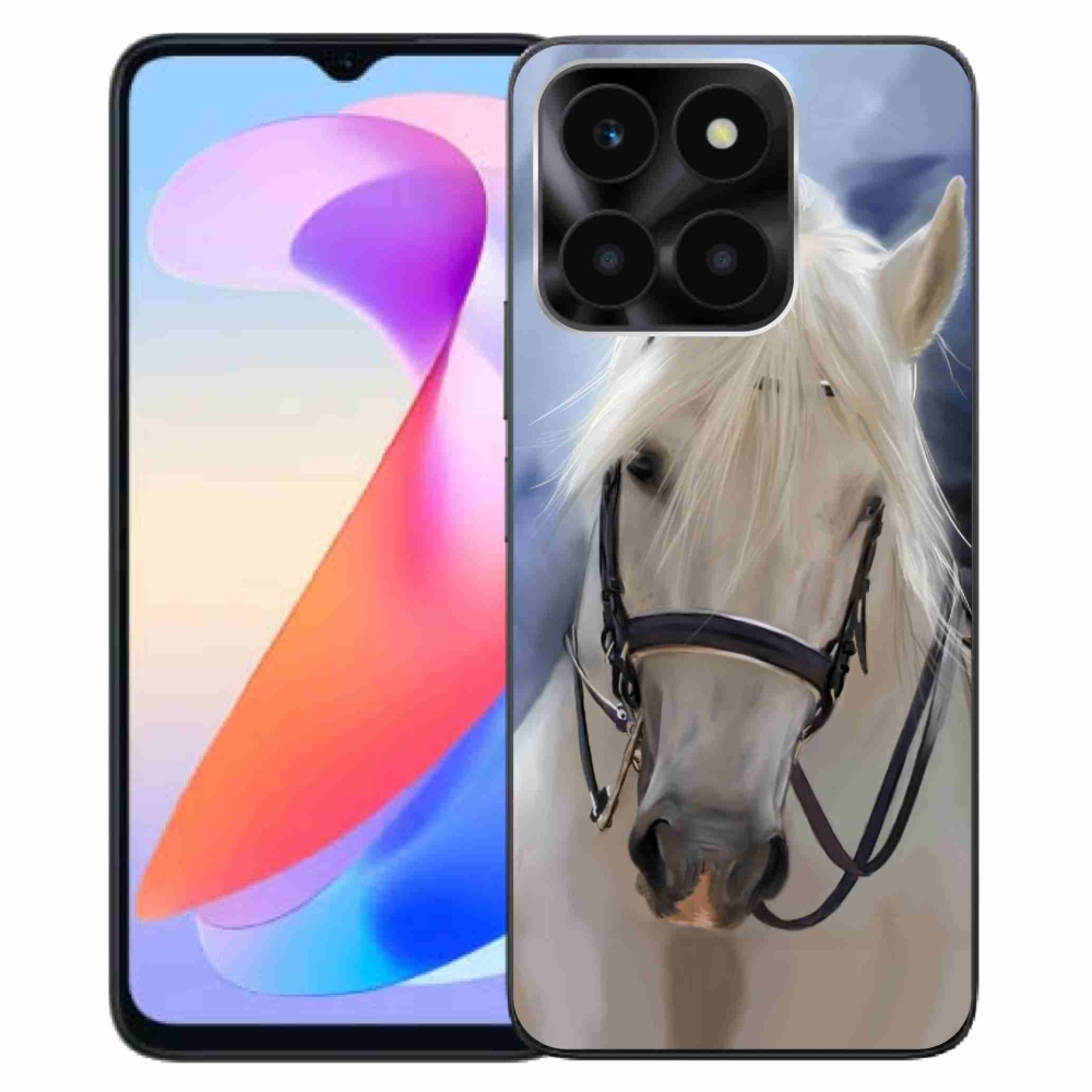 Zselés borítás mmCase a Honor X6a készülékhez - fehér ló