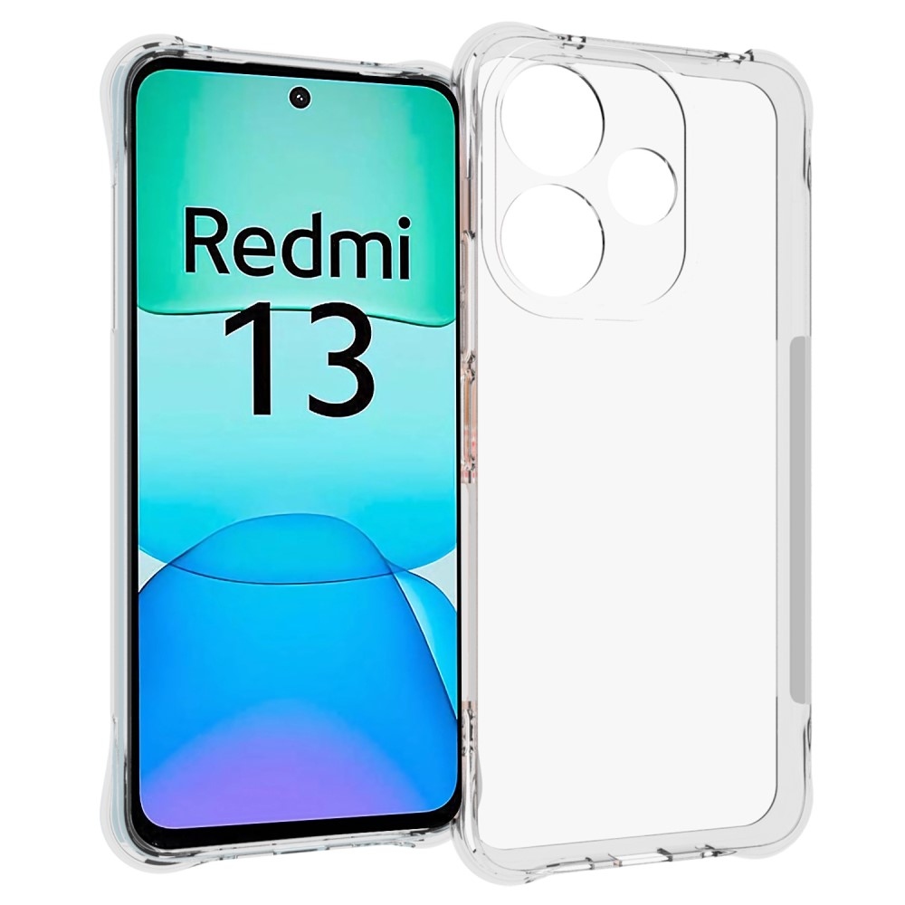 Átlátszó zselés tok megerősített sarkokkal Xiaomi Redmi 13 4G/Poco M6 4G - átlátszó