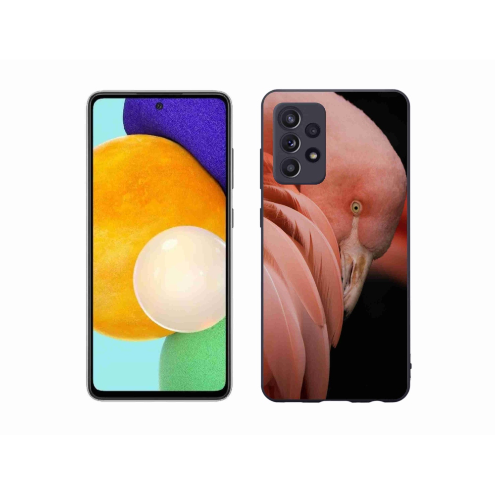 Zselés borítás mmCase Samsung Galaxy A52/A52 5G - flamingó 3