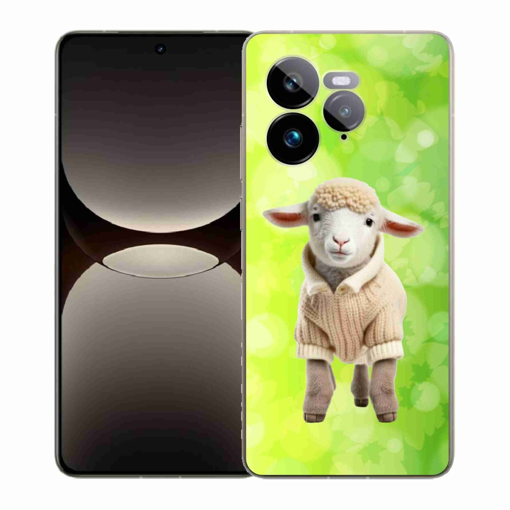 Gél borítás mmCase a Realme GT 7 Pro 5G számára - bárány pulóverben