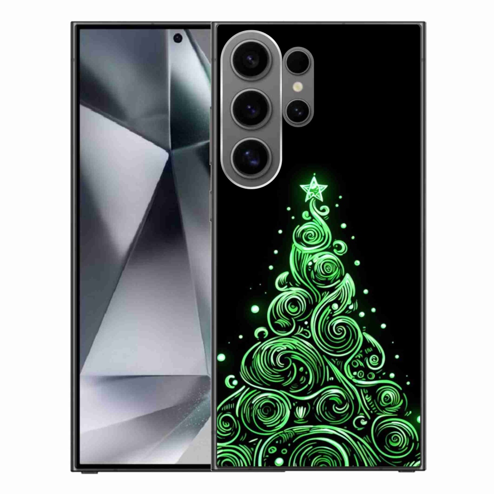 Gél borítás mmCase Samsung Galaxy S24 Ultra - neon karácsonyfa 3