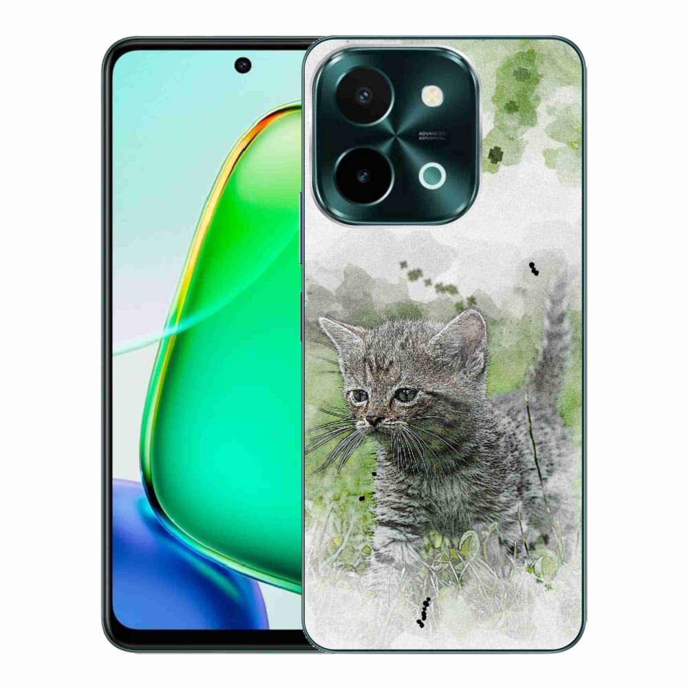 Gél borító mmCase a Vivo Y28-hoz - aranyos cica 1
