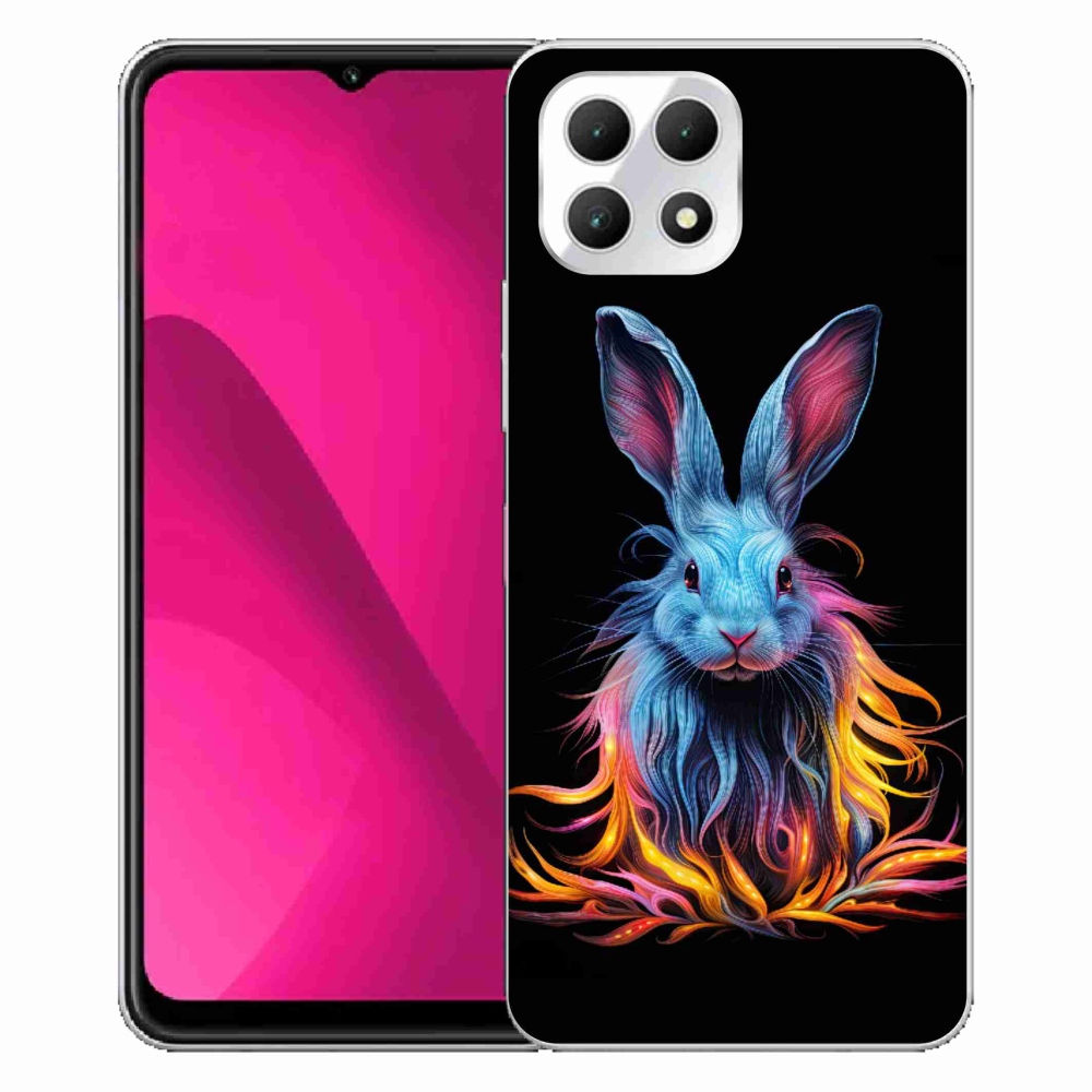 Zselés borítás mmCase a T-Mobile T Phone 2 készülékhez - absztrakt nyuszi