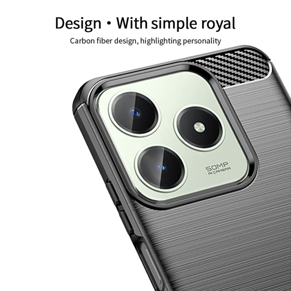 Szénálló zselés tok a Realme C61/C63 készülékhez - fekete