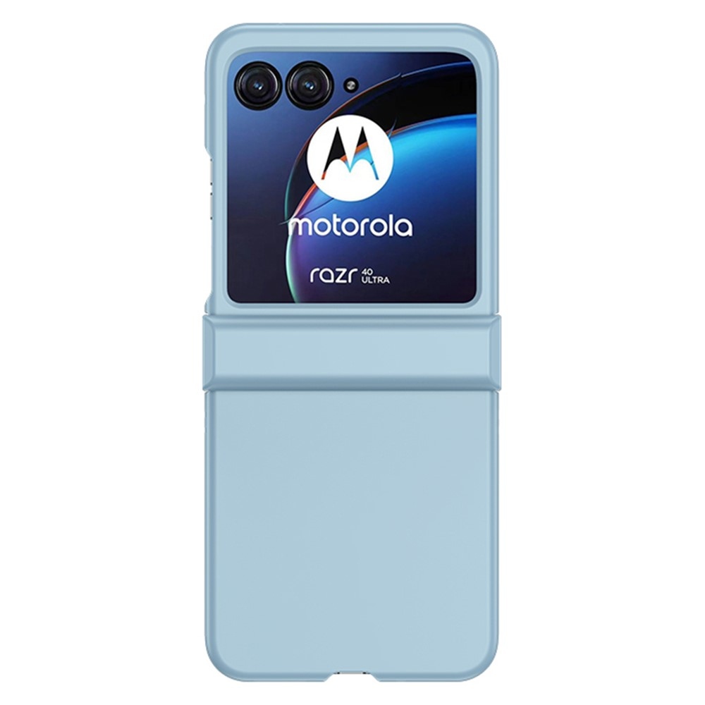 Kemény műanyag borítás a Motorola Razr 40 Ultra 5G készülékhez - világoskék színben