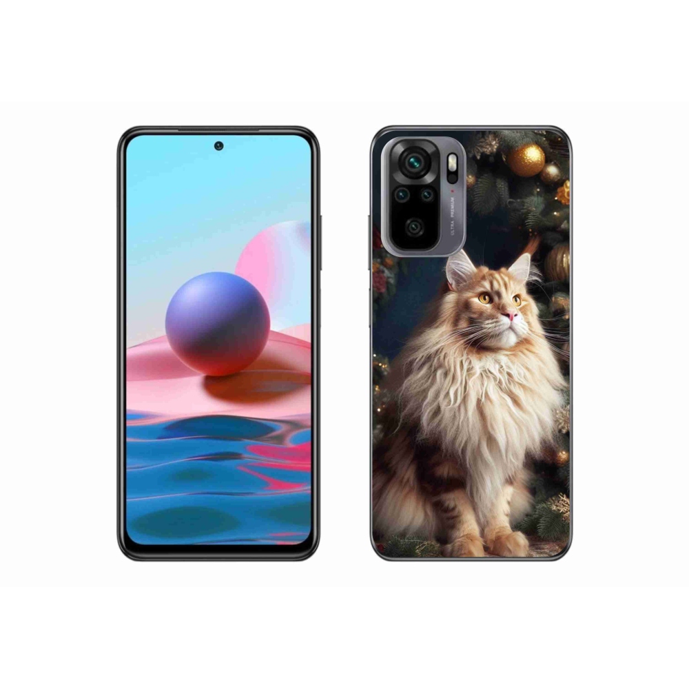 Gél borítás mmCase a Xiaomi Poco M5s készülékhez - macska a fánál