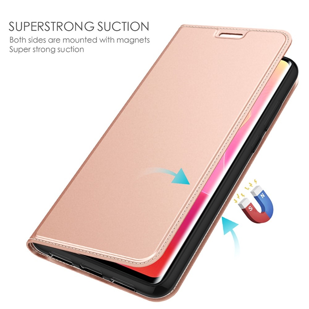 DUX könyv tok a Vivo V29 Lite 5G-hez - rózsaarany