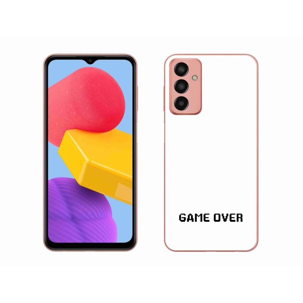Gél borító mmCase Samsung Galaxy M13 készülékhez - játék fehér háttérrel
