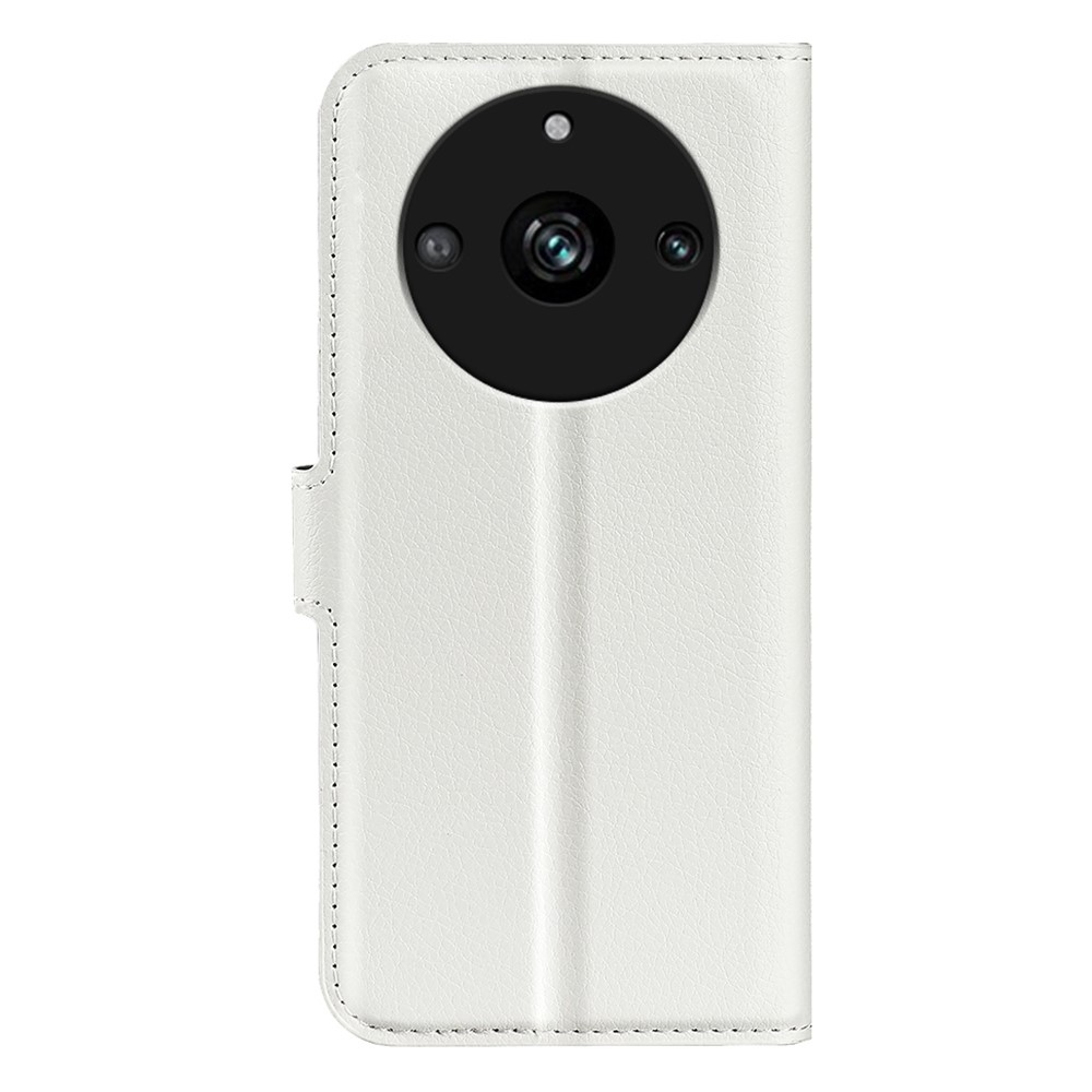 Litchi könyvtáska a Realme 11 Pro 5G/11 Pro+ 5G modellhez - fehér