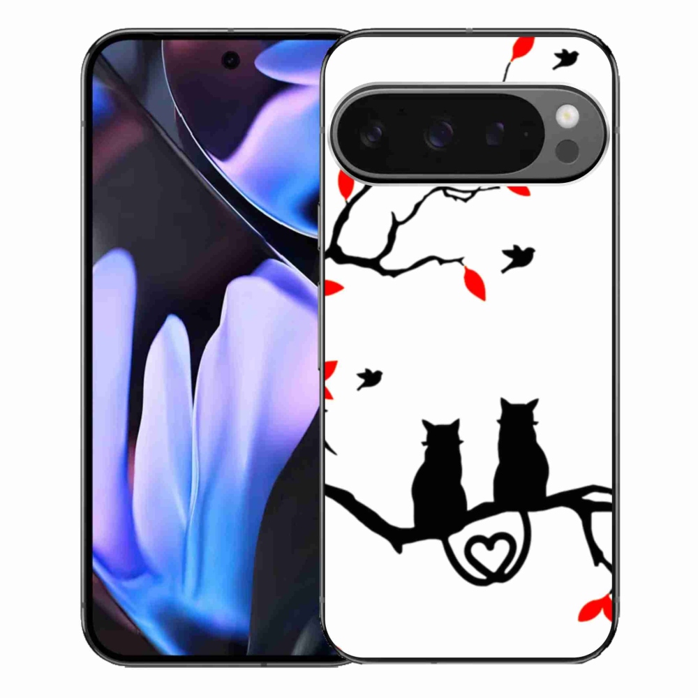 Gél borítás mmCase a Google Pixel 9 Pro XL-hez - macska szeretet