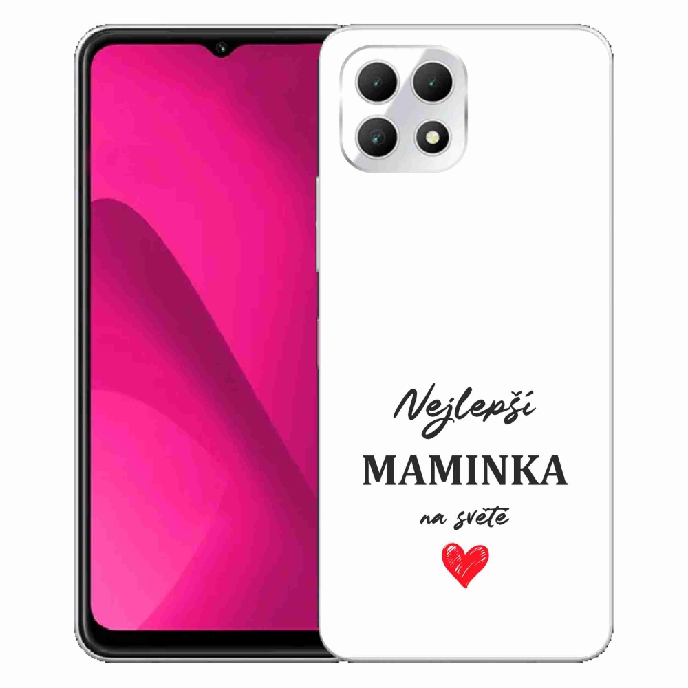 Gél borító mmCase a T-Mobile T Phone 2 készülékhez - Best Mom 1 fehér háttér
