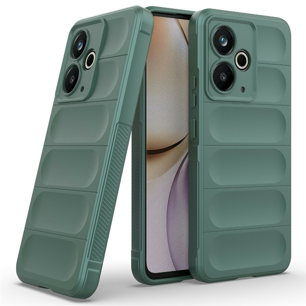 Rugg tartós zselés tok a Realme 14T 5G készülékhez - zöld