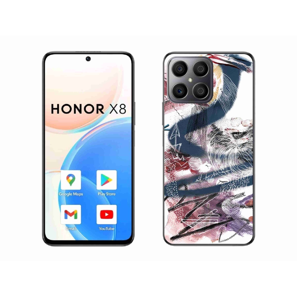 Gél borítás mmCase a Honor X8-hoz - absztrakt motívum 28