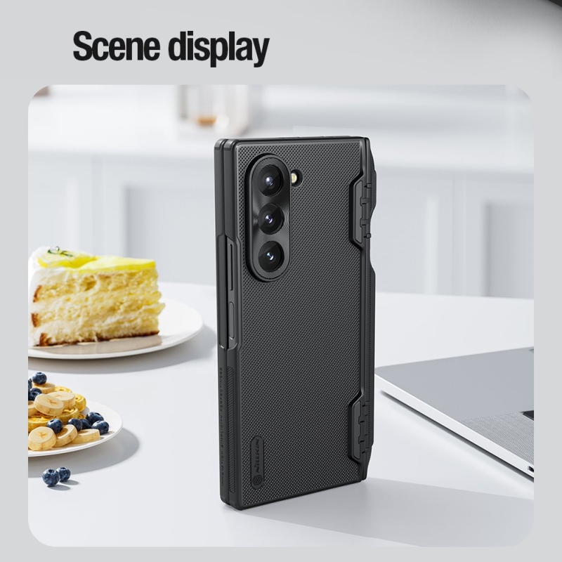 Nillkin Super Frosted FOLD Slot Back Cover for Samsung Galaxy Z Fold 6 fekete