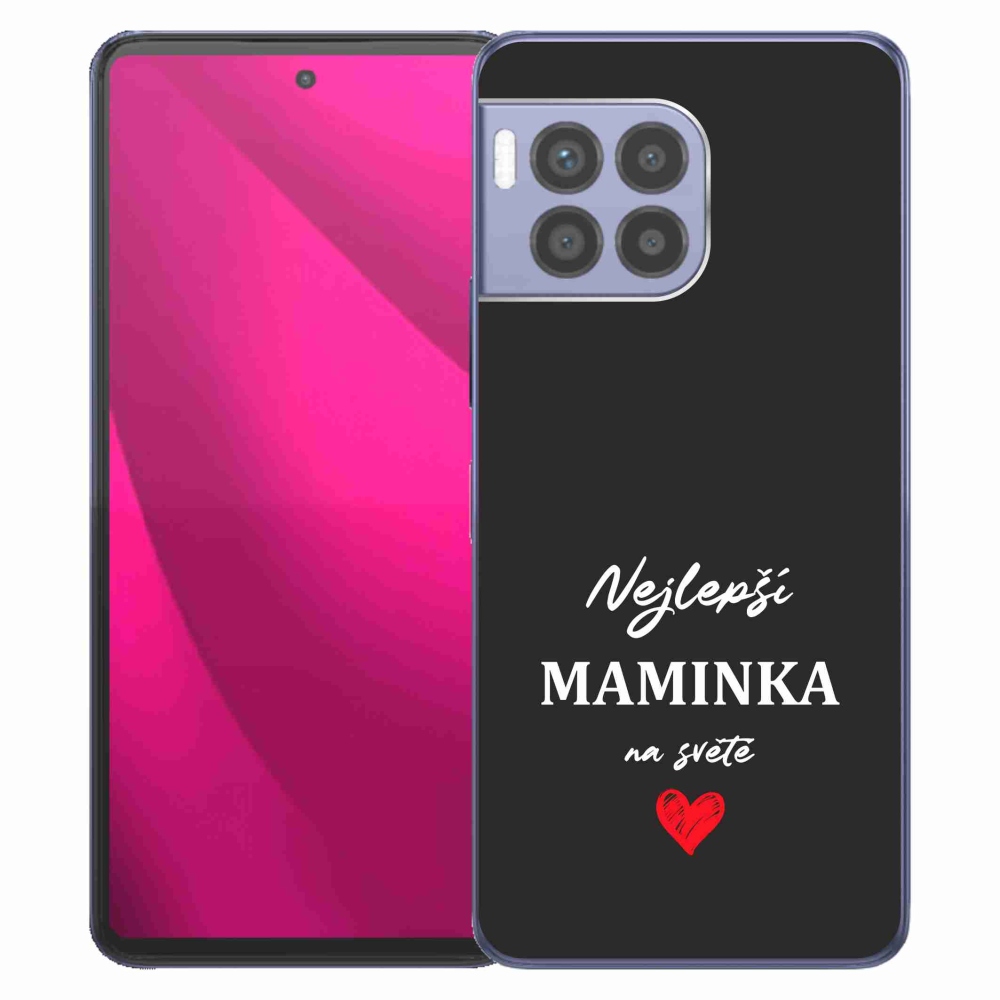 Gél borító mmCase a T-Mobile T Phone 2 Pro készülékhez - Best Mom 1 fekete háttér