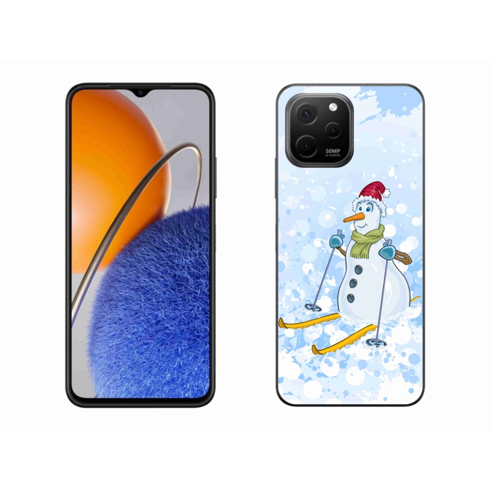 Gél borítás mmCase a Huawei Nova Y61 készülékhez - hóember