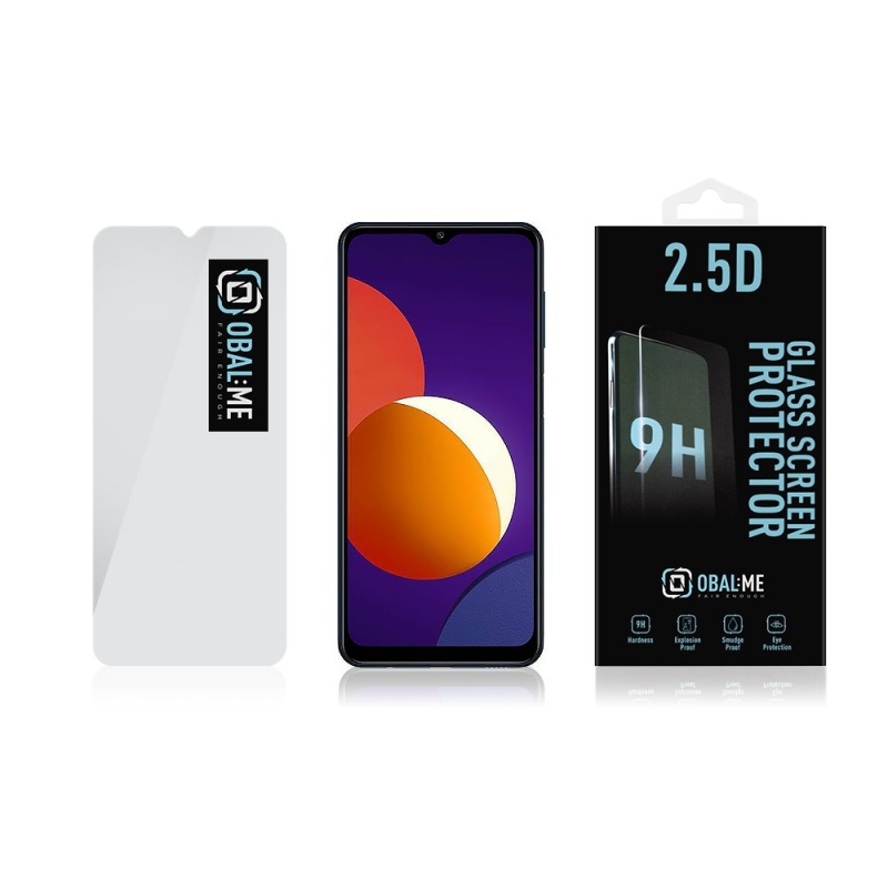 Cover:Me 2.5D edzett üveg a Samsung Galaxy M12/A32 5G/A12/A12/A02s számára Tiszta