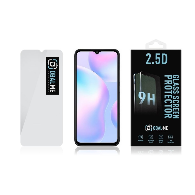 Cover:Me 2.5D edzett üveg a Xiaomi Redmi 9A/9AT/9C számára Clear