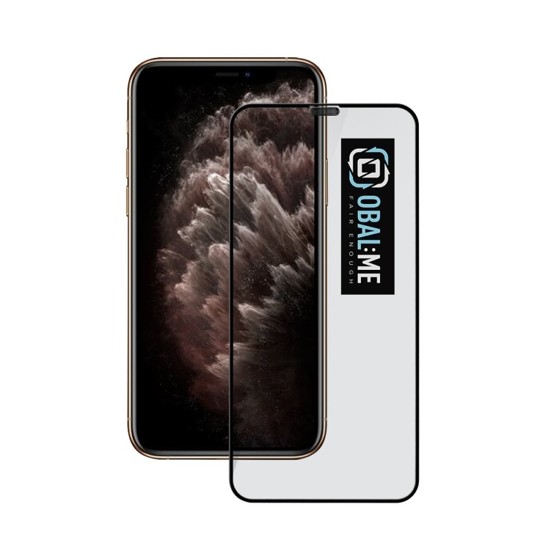 Fedél:Me 5D edzett üveg Apple iPhone 11 Pro/ XS/X Fekete