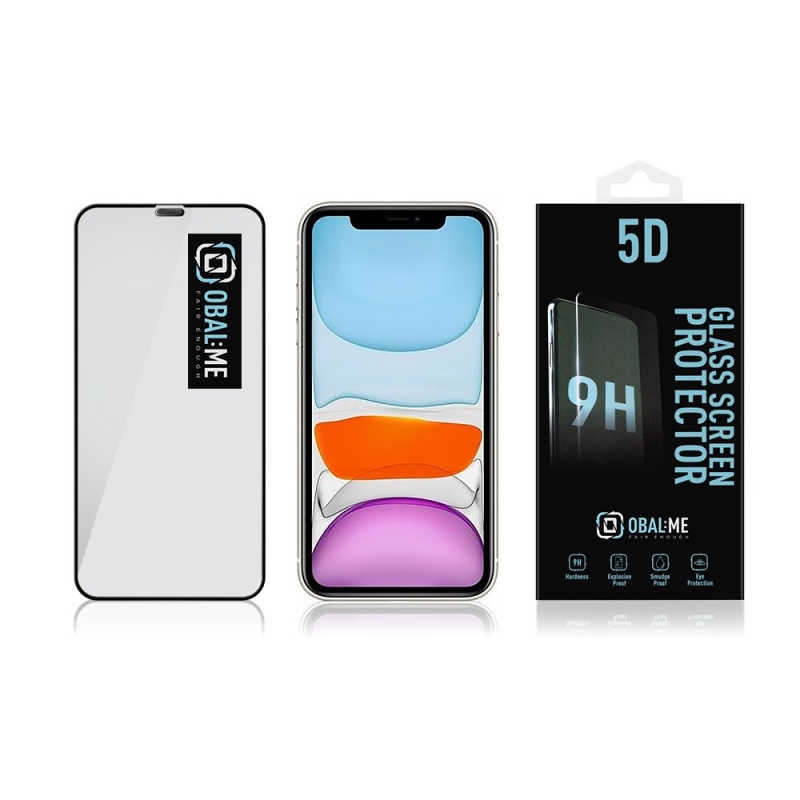 Cover:Me 5D edzett üveg az Apple iPhone 11/XR készülékhez Fekete