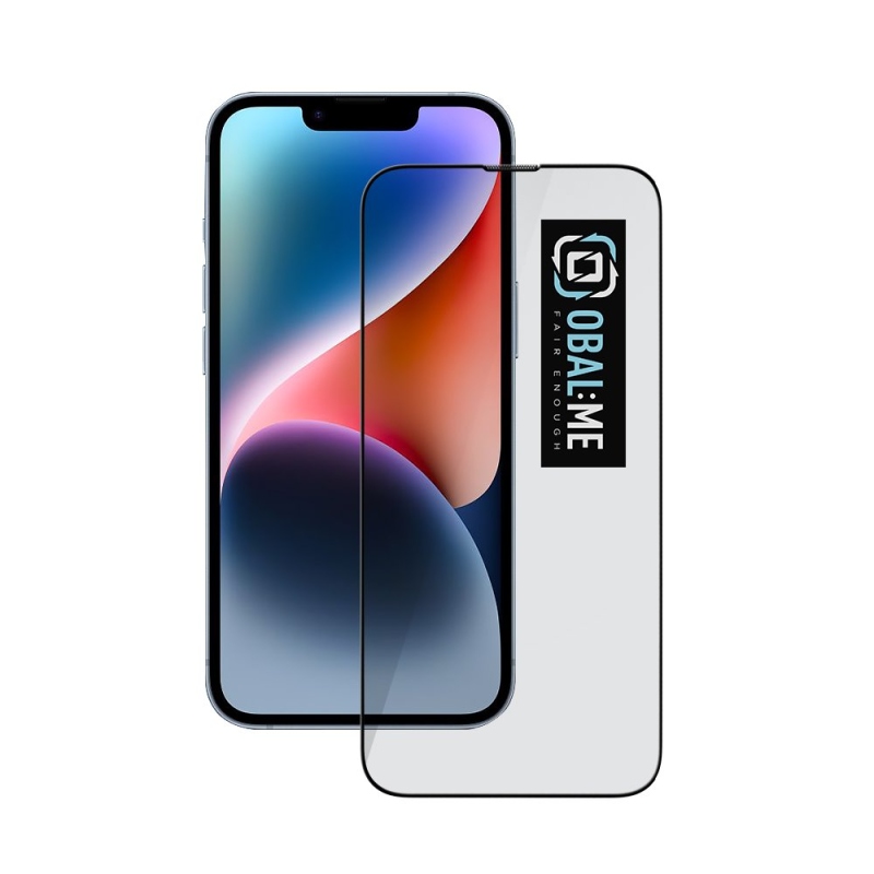 Fedél:Me 5D edzett üveg Apple iPhone 13/13 Pro/14 Fekete