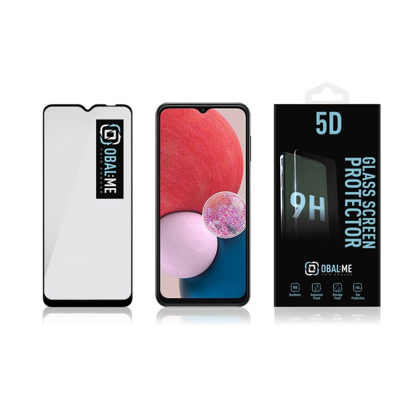 Cover:Me 5D edzett üveg a Samsung Galaxy A13 4G fekete színű készülékhez