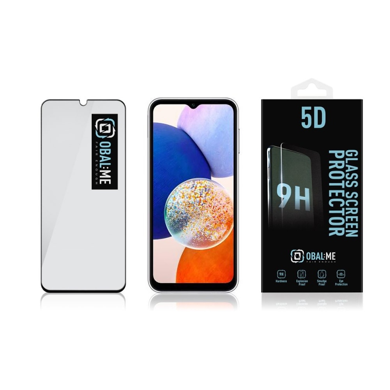 Cover:Me 5D edzett üveg a Samsung Galaxy A14 5G Fekete számára