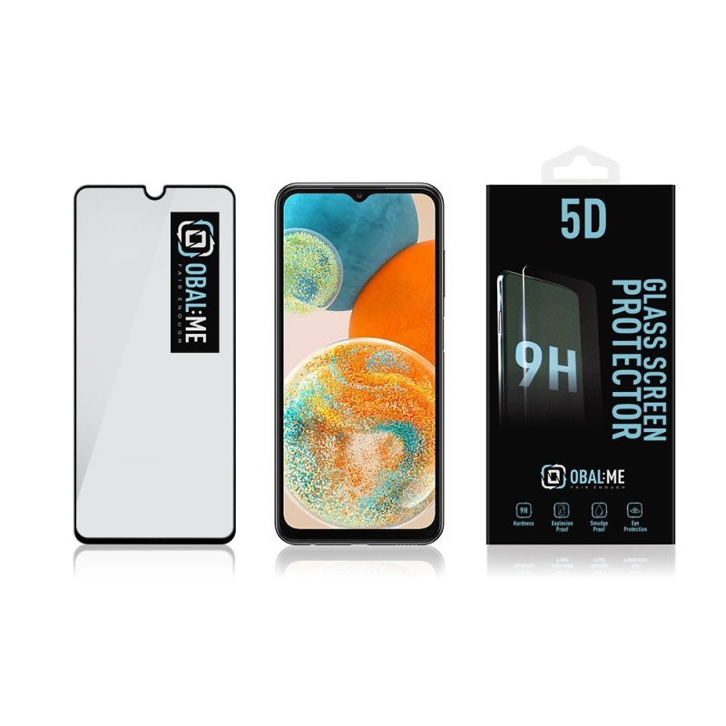 Cover:Me 5D edzett üveg a Samsung Galaxy A23 5G Fekete számára