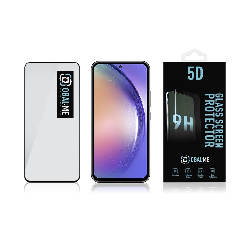 Cover:Me 5D edzett üveg a Samsung Galaxy A54 5G Fekete számára