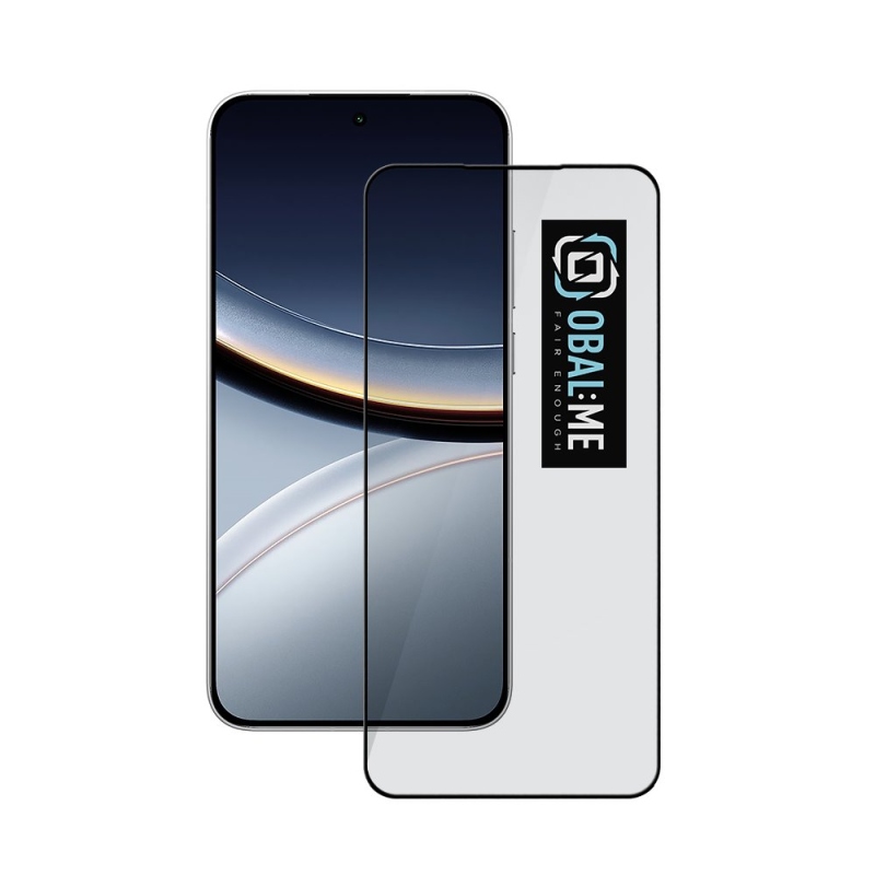 CSOMAG:ME 5D edzett üveg Xiaomi Poco F7 Fekete