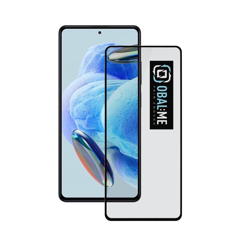 Fedél:Me 5D edzett üveg Xiaomi Redmi Note 12 4G/5G Fekete