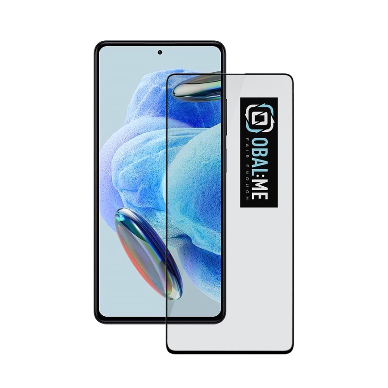 Cover:Me 5D edzett üveg a Xiaomi Redmi Note 12 Pro 5G Fekete számára