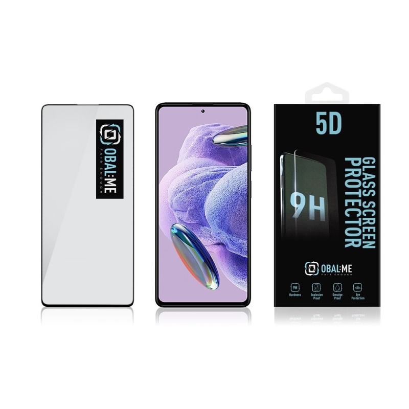 Cover:Me 5D edzett üveg Xiaomi Redmi Note 12 Pro+ 5G fekete