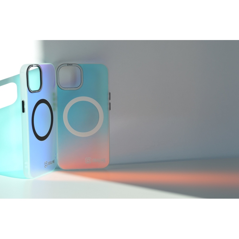 OBAL:ME HoloMag borító az Apple iPhone 16 Plus fehér készülékhez