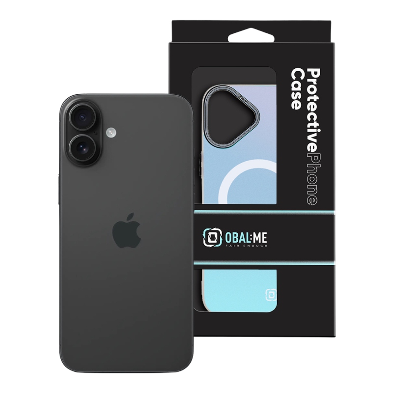 OBAL:ME HoloMag borító az Apple iPhone 16 Plus fehér készülékhez