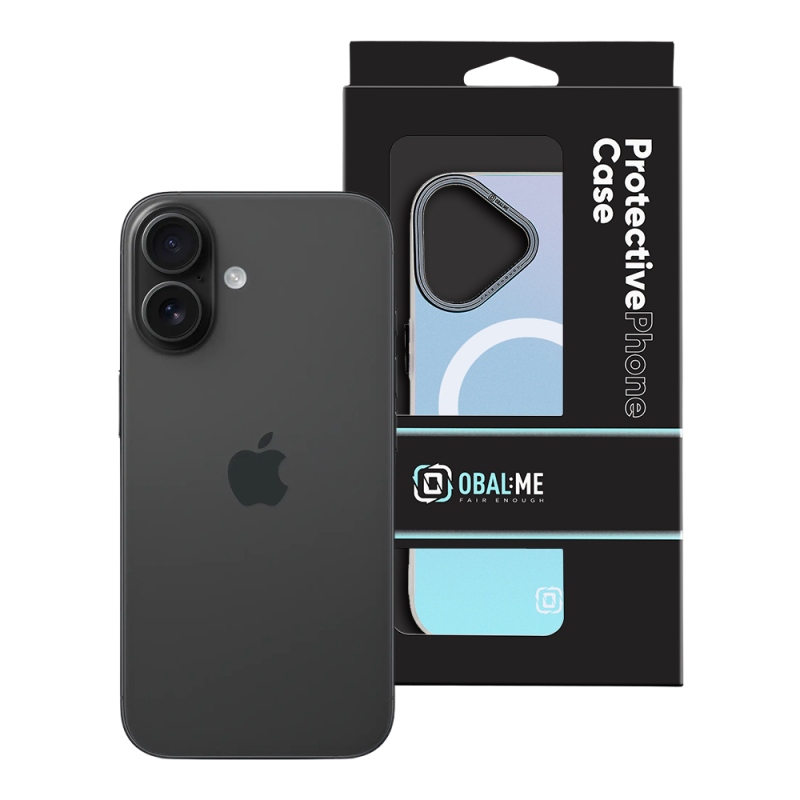 OBAL:ME HoloMag borító az Apple iPhone 16 fehér készülékhez