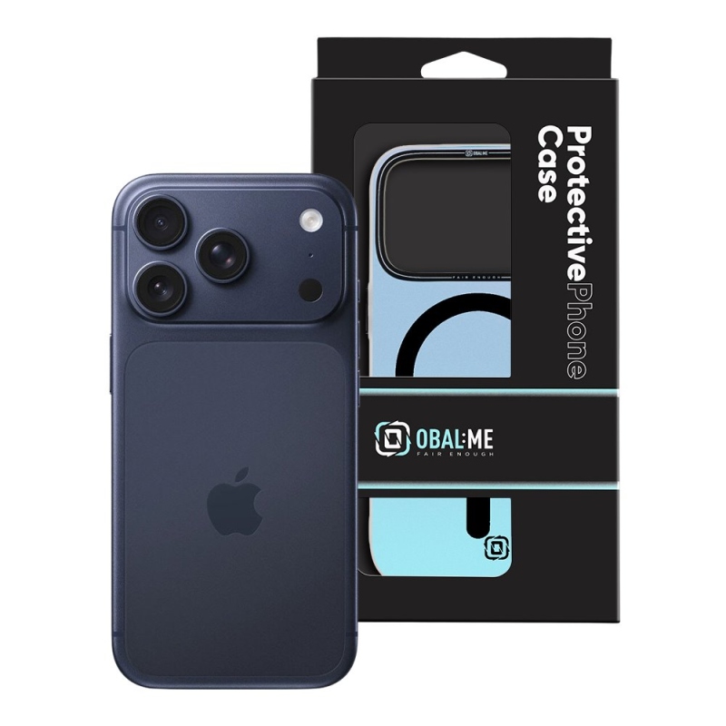 COVER:ME HoloMag borító az Apple iPhone 17 Pro készülékhez Fekete