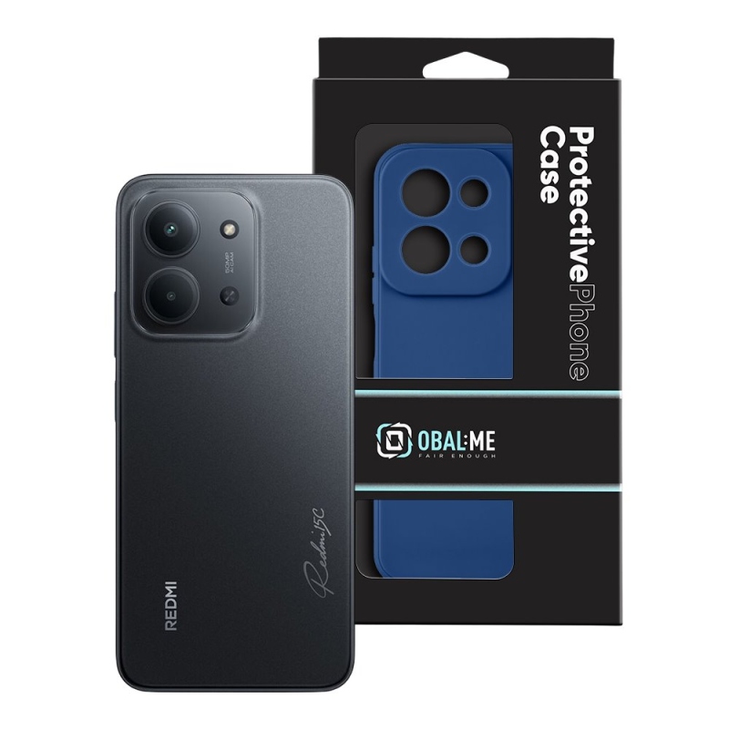 COVER:ME Matte TPU Cover for Xiaomi Redmi 15C 4G/5G sötétkék