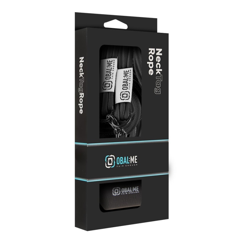 BORÍTÓ: ME NeckTag Trio telefonszíj, fekete