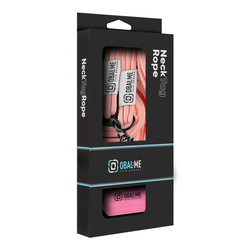 BORÍTÓ: ME NeckTag Trio telefonszíj, rózsaszín