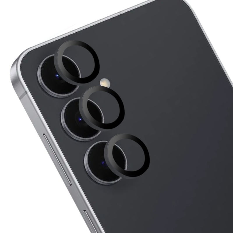 OBAL:ME lencsevédő Samsung Galaxy S25 FE titánium-koromfekete