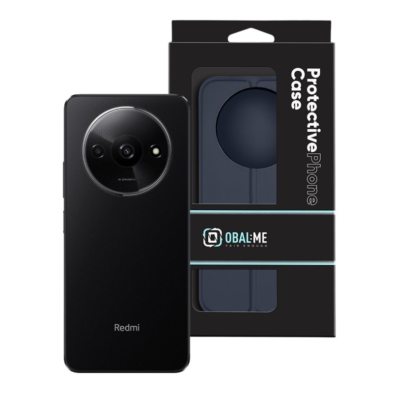 Csomag:ME SmoothTouch tok Xiaomi Redmi A3 sötétkékhez