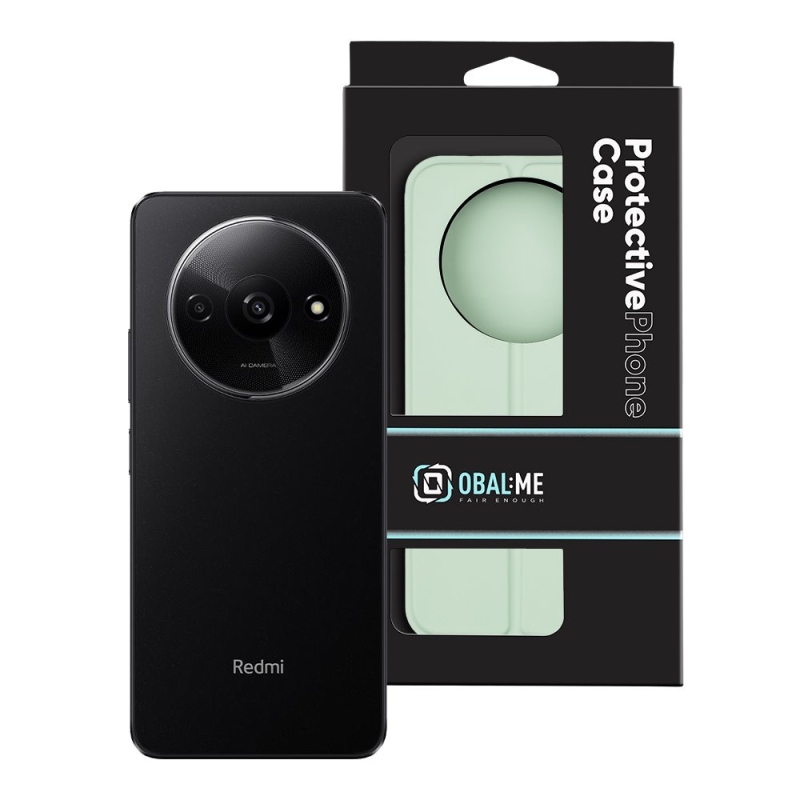 Csomag:ME SmoothTouch tok Xiaomi Redmi A3 menta zöldhöz