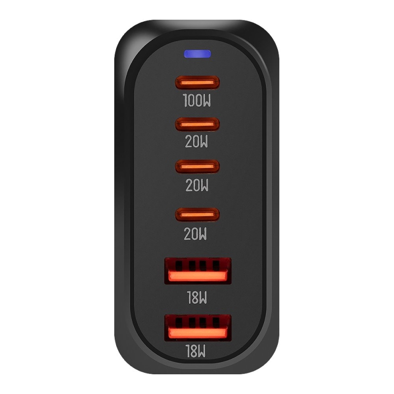 CSOMAG:ME Terminál GaN asztali töltő 4C2A 100W Fekete