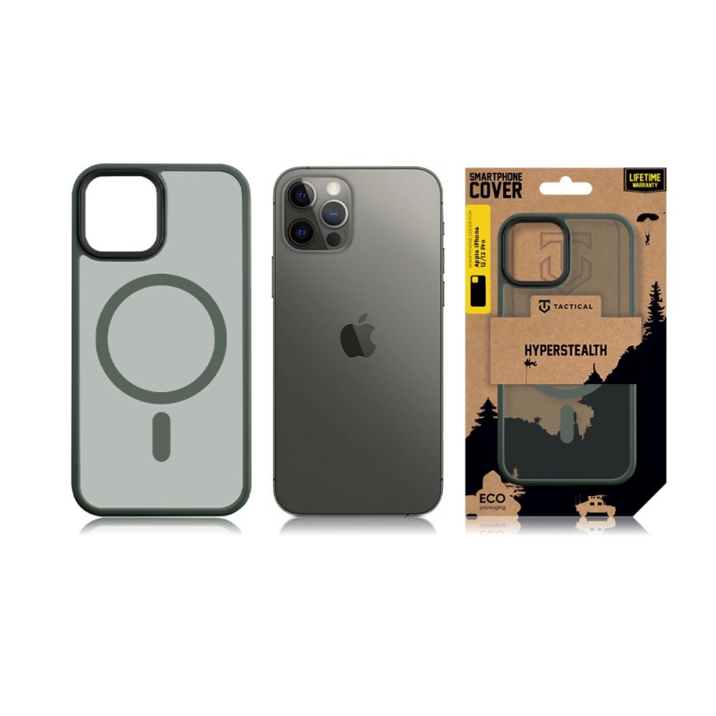 Tactical MagForce Hyperstealth védőborító iPhone 12/12 Pro Forest Green készülékhez