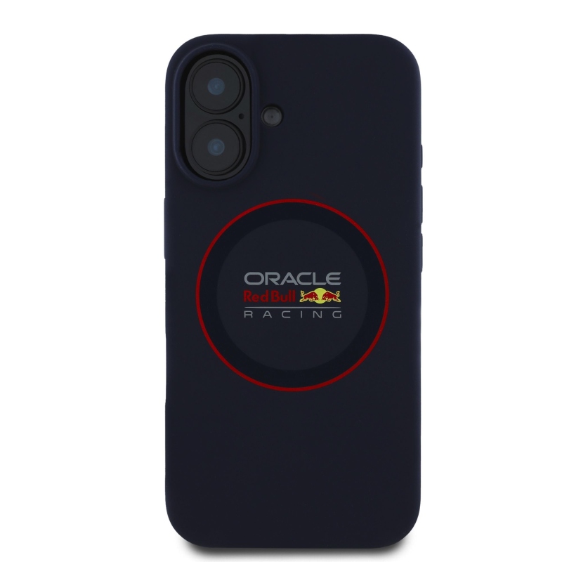 Red Bull szilikon Red Ring MagSafe hátlapi borító iPhone 16 Plushoz Navy