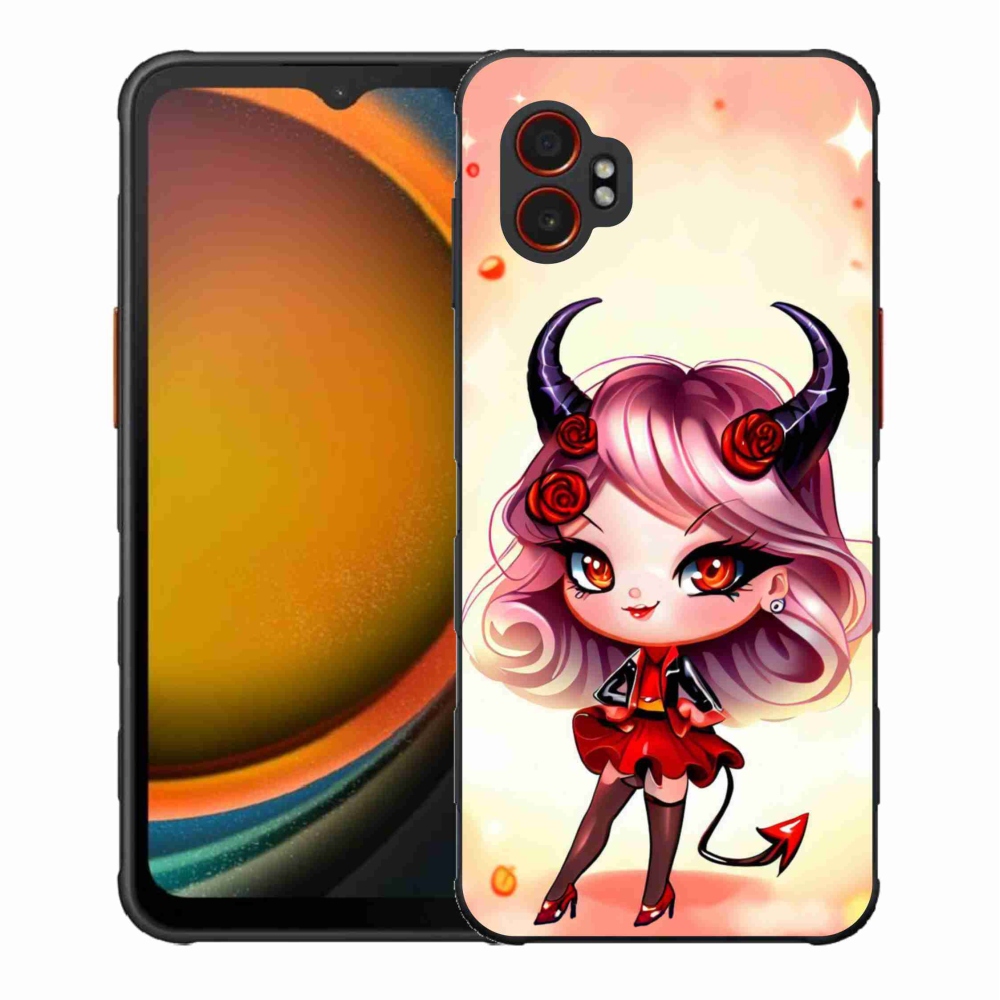 Gél borítás mmCase Samsung Galaxy Xcover 7 Pro készülékhez - rajzfilm ördög