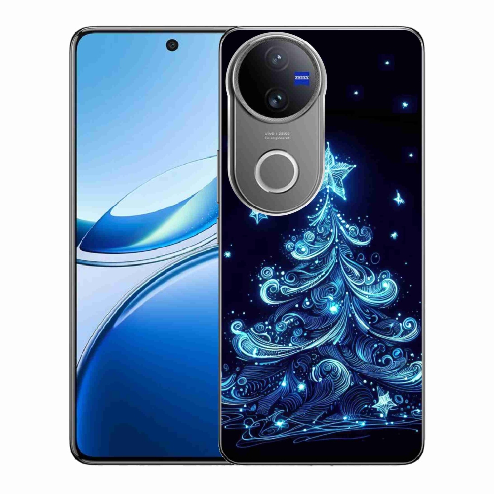 Gélburkolat mmCase a Vivo V50 5G-n - neon karácsonyfa 4