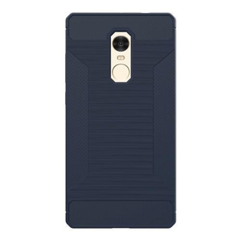 Tartós zselés tok csiszolással a Xiaomi Redmi Note 4X-re - kék